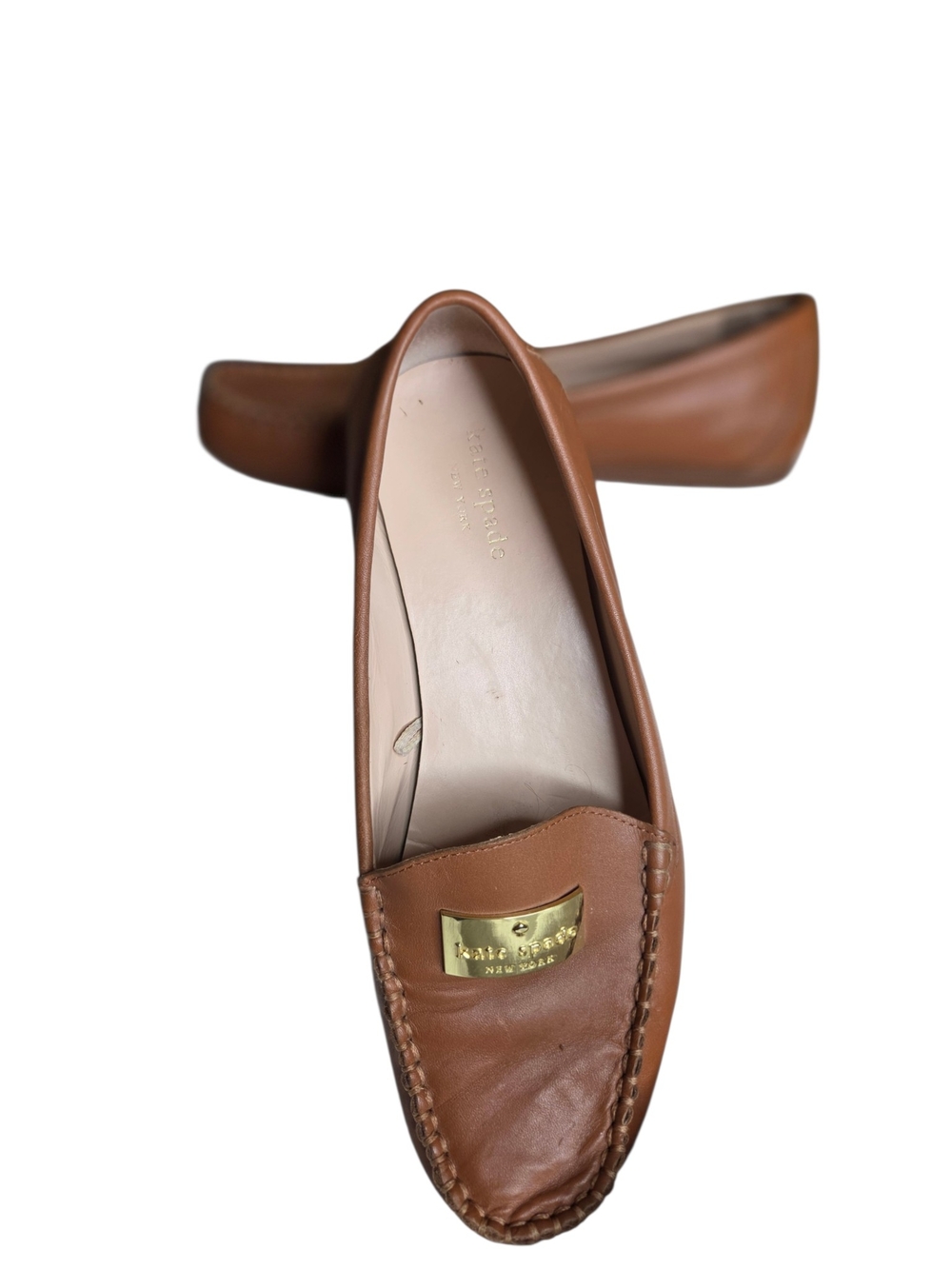 KATE SPADE "CORRIE" WOMEN'S LOAFERS W/ Gold Tag Logo Good Pre-owned Condition - Picture 5 of 15
